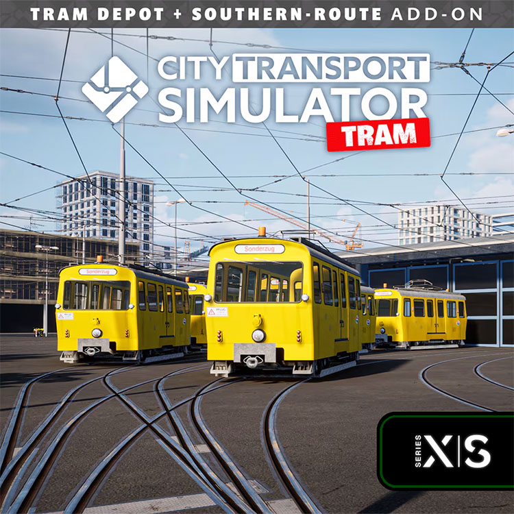 DLC City Transport Simulator: Tram Depot & South Route
