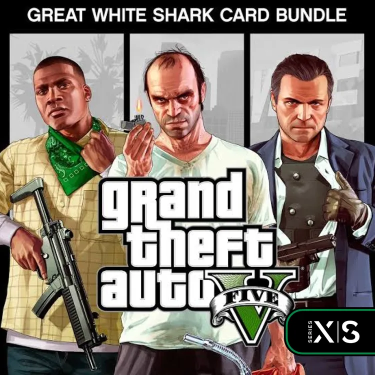 Grand Theft Auto V and Great White Shark Card Bundle