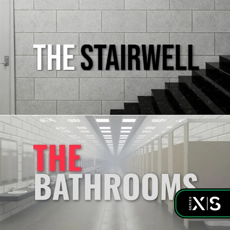 The Stairwell + THE BATHROOMS