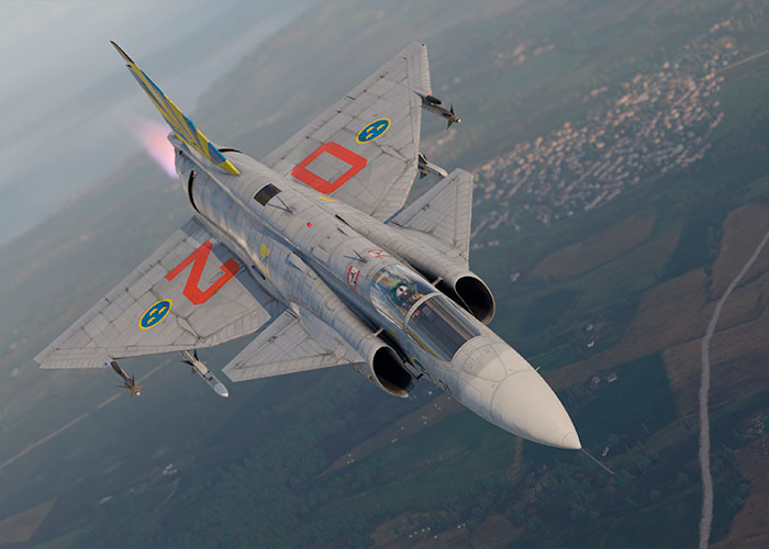 screenshot_War Thunder - Saab JA 37DI Viggen Pack