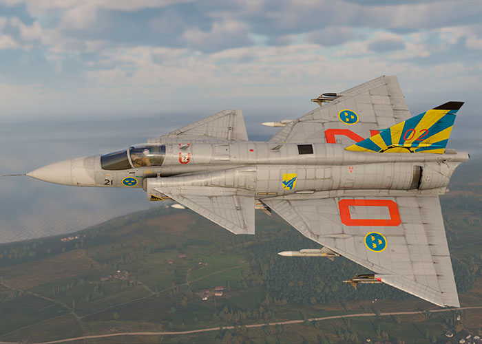 screenshot_War Thunder - Saab JA 37DI Viggen Pack